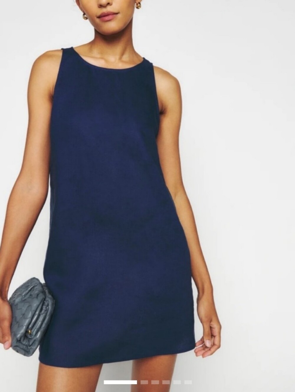 Reformation Jessi Linen Dress 0